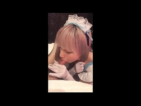 ❤️ Ídol japonès [mayuka], vestit de criada francesa, part 1, mamada i masturbació amb loció ☑ Porno a nosaltres ❌️❤
